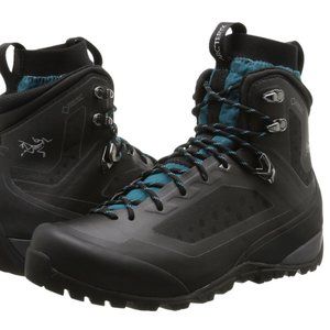 ARC'TERYX BORA MID GTX HIKING BOOT WOMEN'S 7.5 (Black/Mid Seaspray)